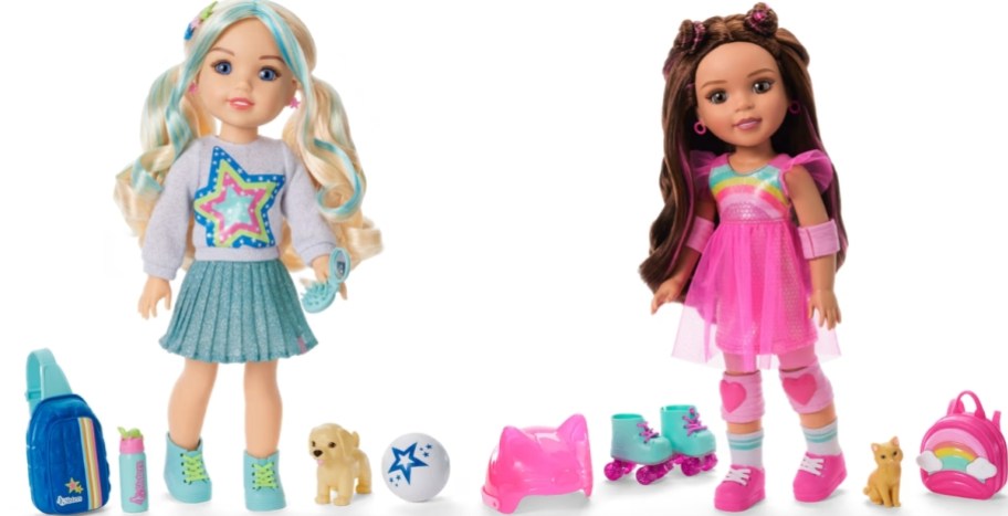 two AG sister dolls