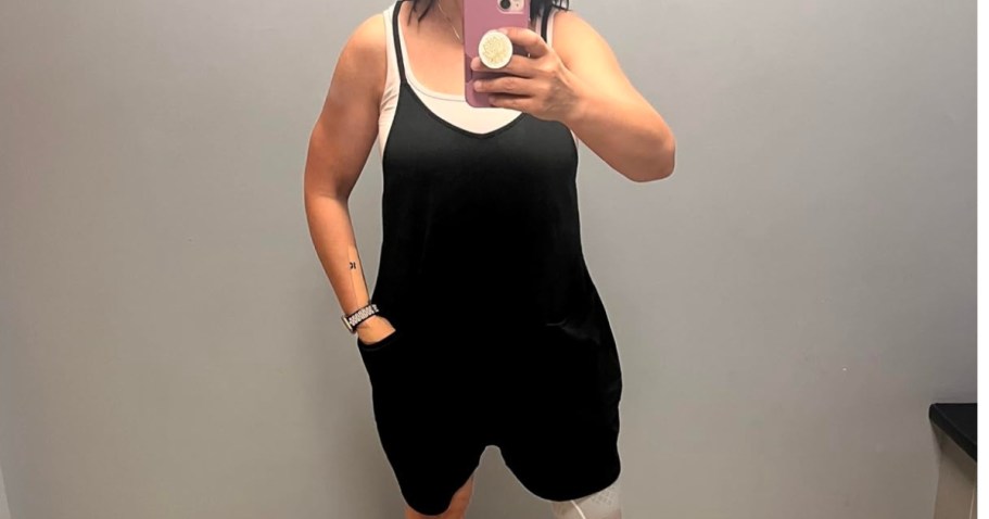 Women’s Sleeveless Romper w/ Pockets Just $14.99 on Amazon (Reg. $33)