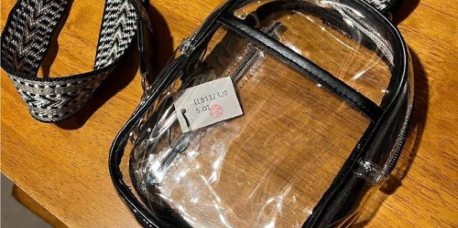 Clear Stadium-Friendly Crossbody Bag Just $7.99 on Amazon (Reg. $19) + More