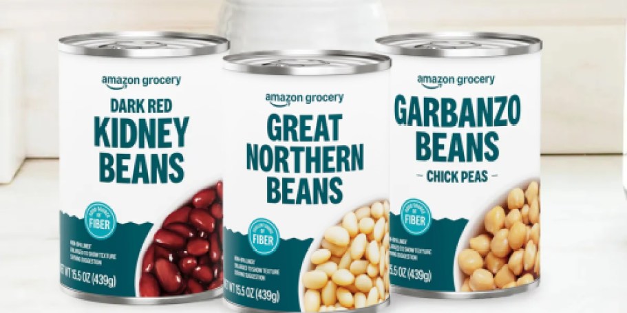 Amazon Grocery Canned Beans Only 63¢ Shipped