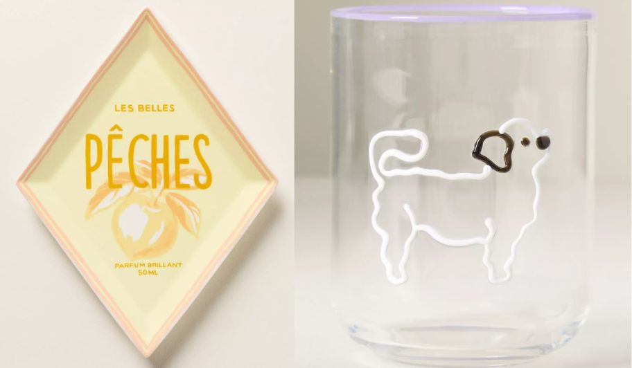 Anthropologie tray and cup