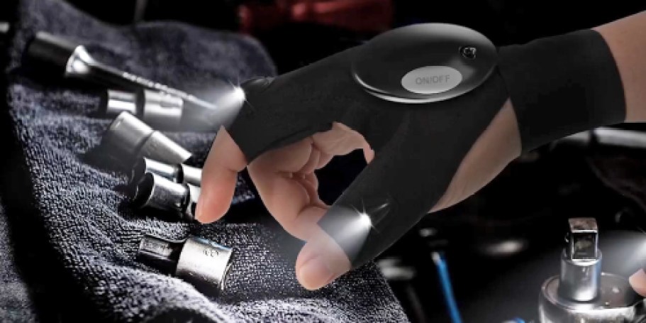 Flashlight Gloves Only $7.49 on Amazon (Practical Father’s Day Gift Idea)