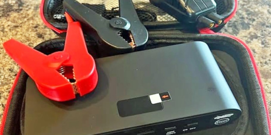 Car Battery Jump Starter w/ Flashlight Just $21.77 on Amazon (Reg. $50)