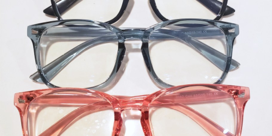 Blue Light Blocking Glasses 4-Pack Only $5.49 on Amazon (Reg. $11)