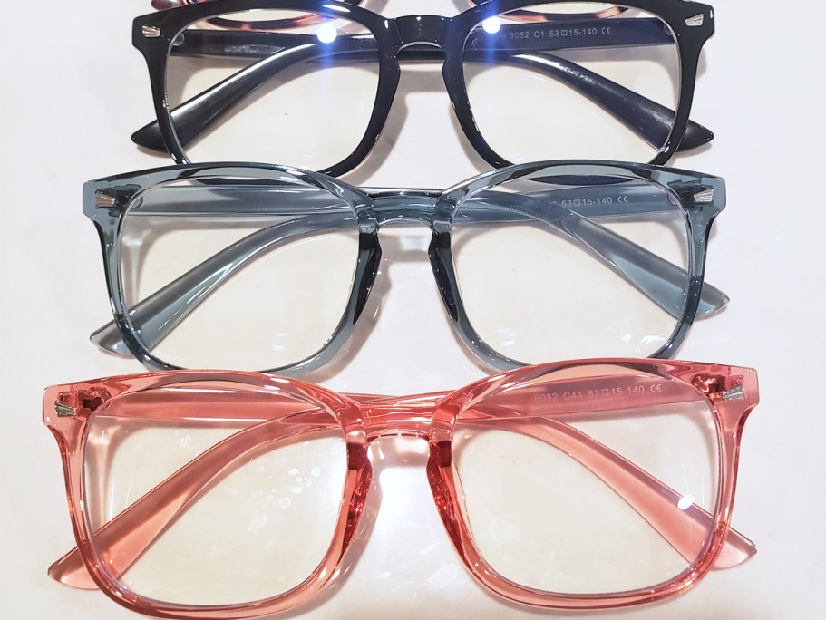 Blue Light Blocking Glasses 4-Pack Only $5.49 on Amazon (Reg. $11)