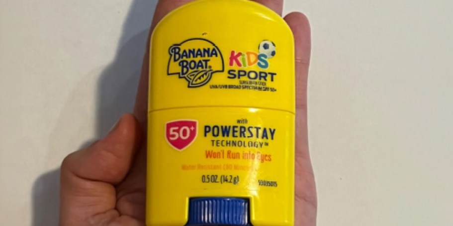 Banana Boat Sport Kids Sunscreen Stick Only $3.58 Shipped on Amazon (Reg. $6)
