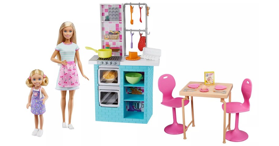 Barbie Kitchen Doll Set