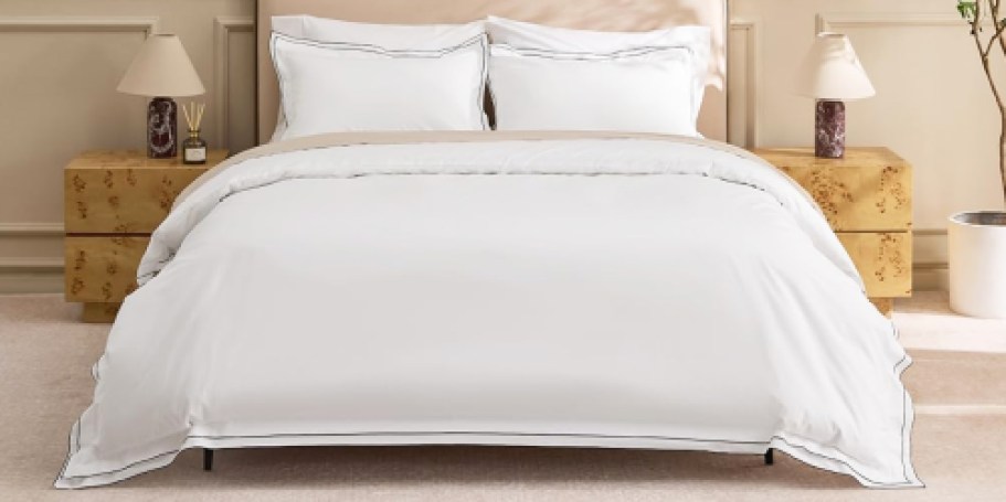 100% Cotton Duvet Cover Set from $22.49 Shipped for Amazon Prime Members (Reg. $75)