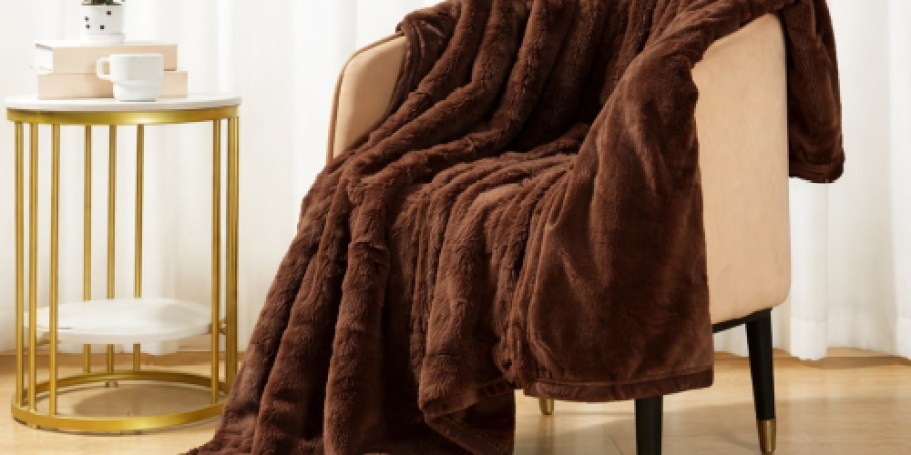 Better Homes & Gardens Faux Fur Throw Only $8 on Walmart.com (Reg. $24)