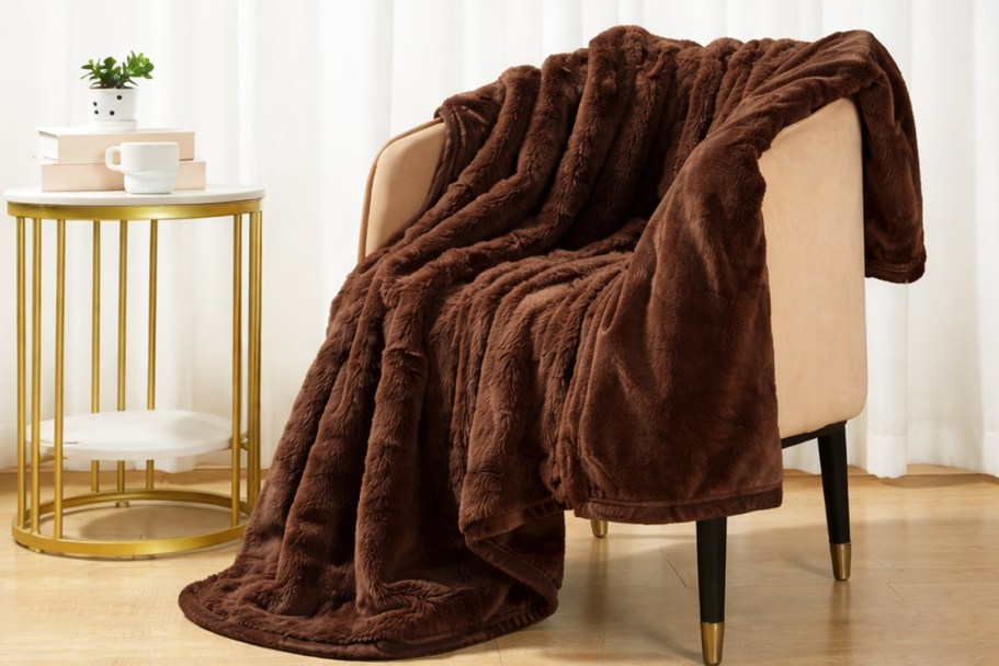 Better Homes & Gardens Faux Fur Throw Only $8 on Walmart.com (Reg. $24)