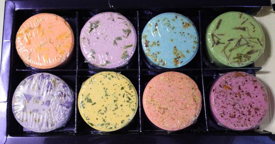 shower steamers in box