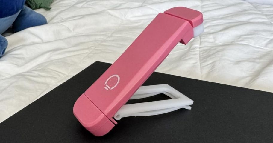 A rechargeable Clip on Book Light