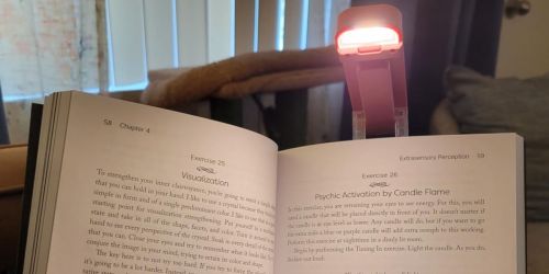 Rechargeable Clip-On Book Light Only $3.98 Shipped for Amazon Prime Members (Reg. $10)