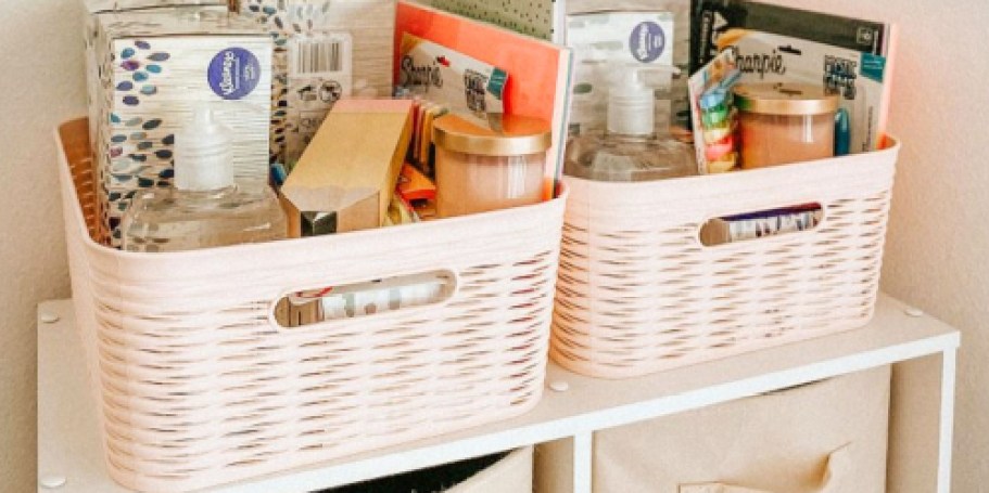 Last Chance: 50% Off Brightroom Storage Bins at Target | Prices from $2.50