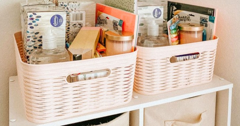 Ending Soon! 50% Off Brightroom Storage Bins at Target | Prices from $2.50