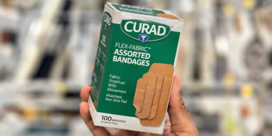 CURAD Bandages 100-Count Just $3.56 on Walmart.com