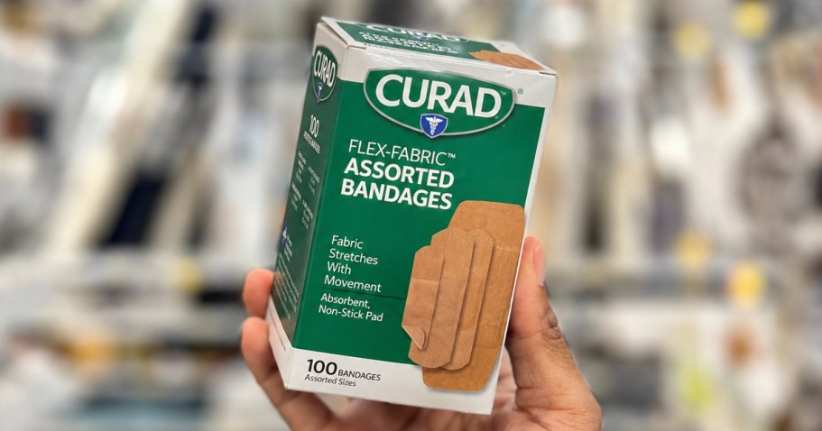 CURAD Bandages 100-Count Just $3.56 on Walmart.com