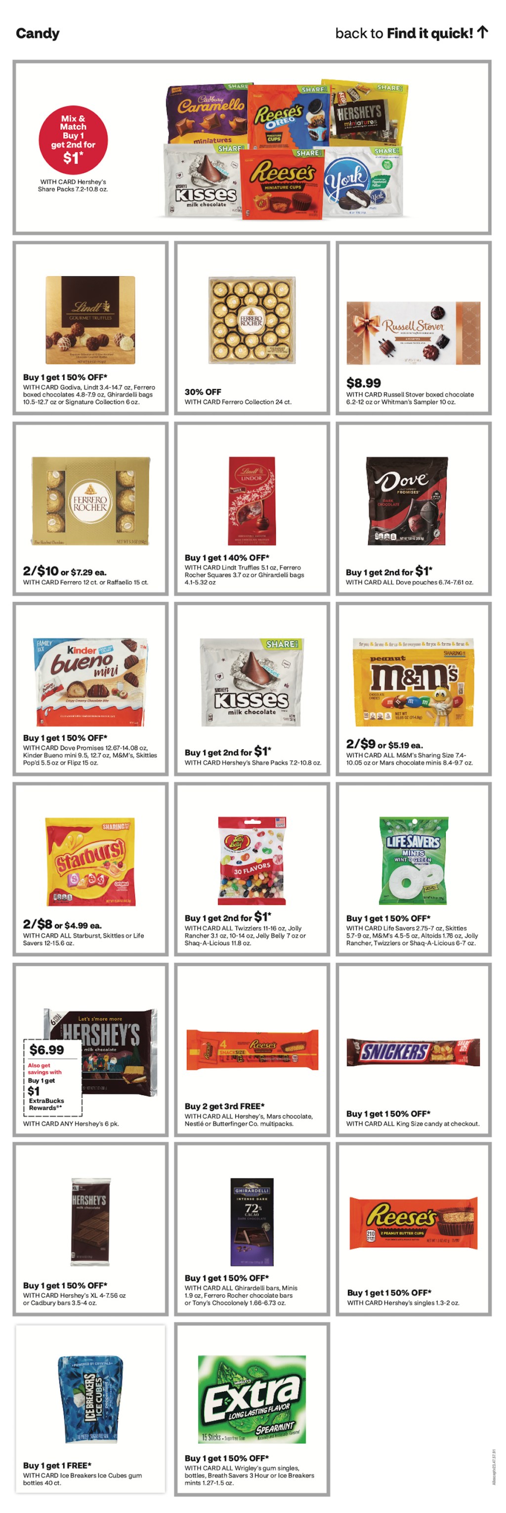page from CVS ad