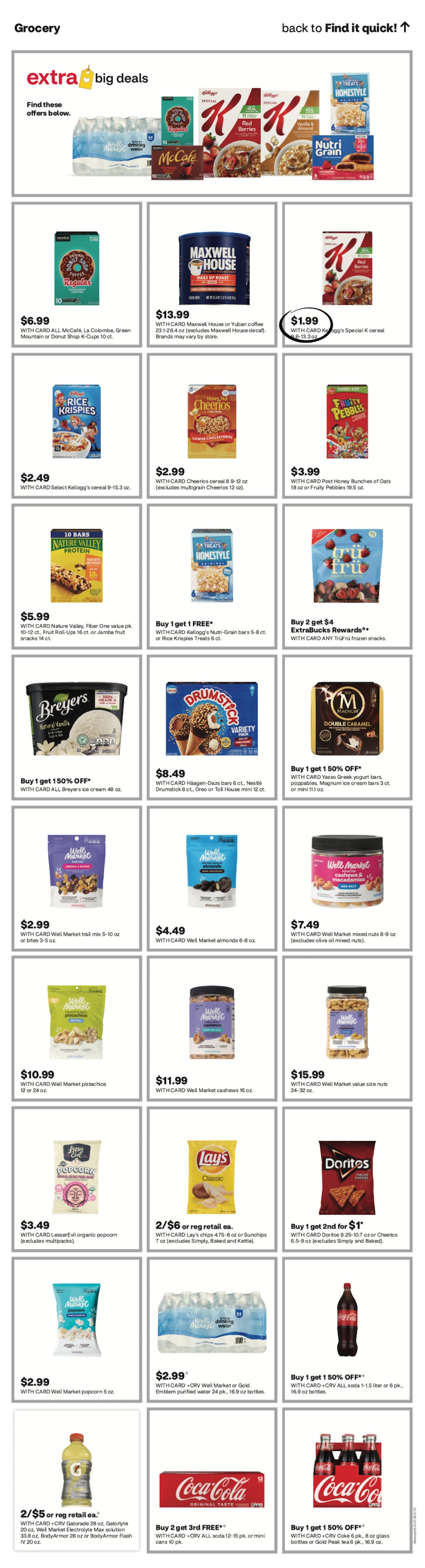 page from CVS ad