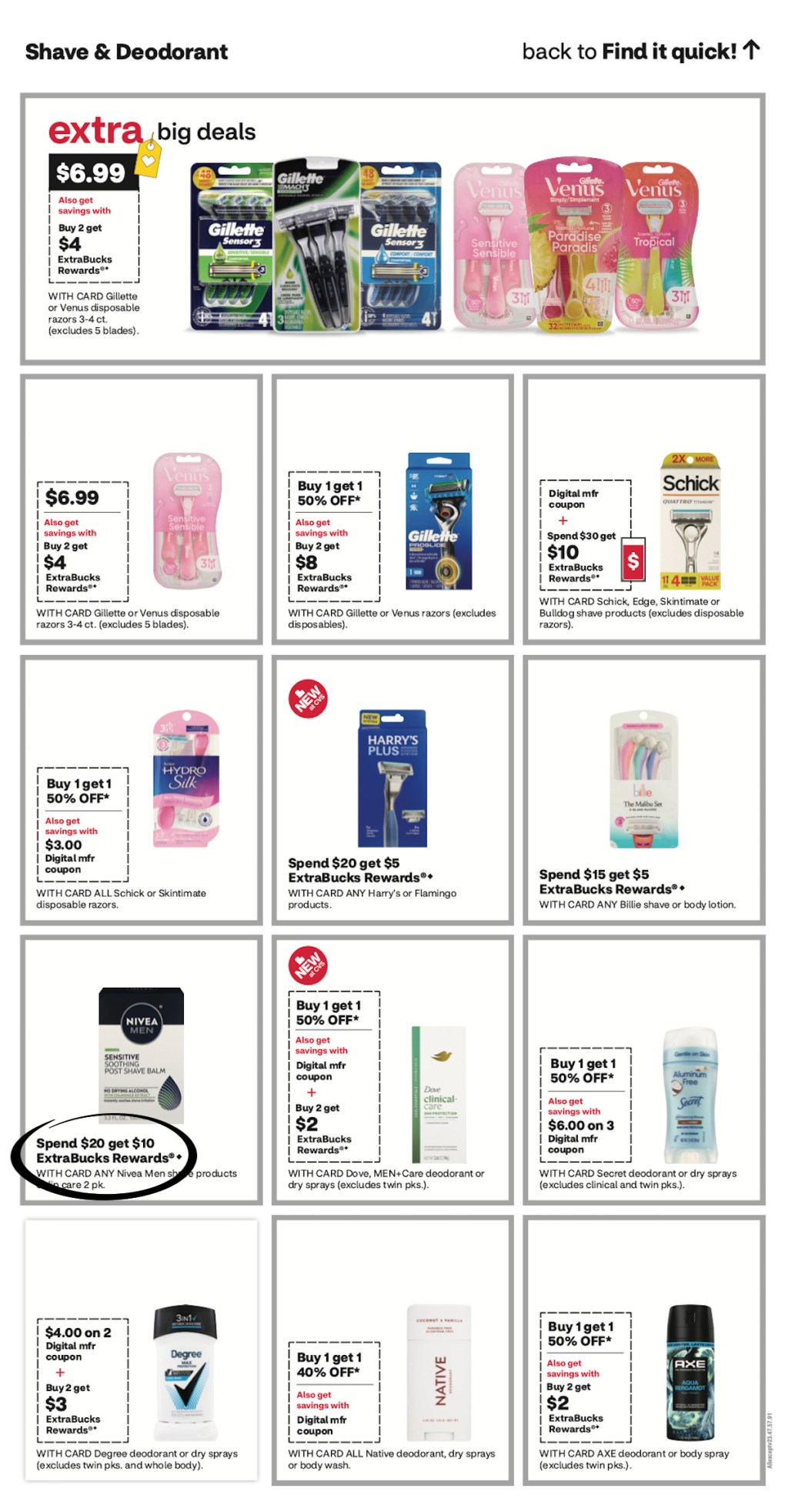 page from CVS ad