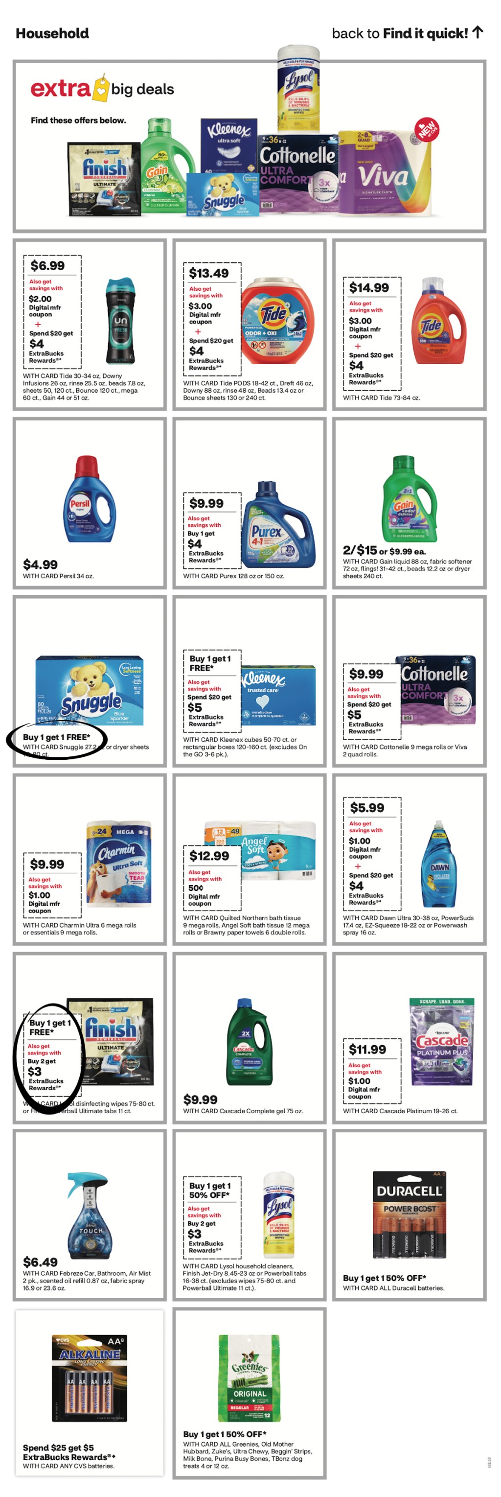 page from CVS ad
