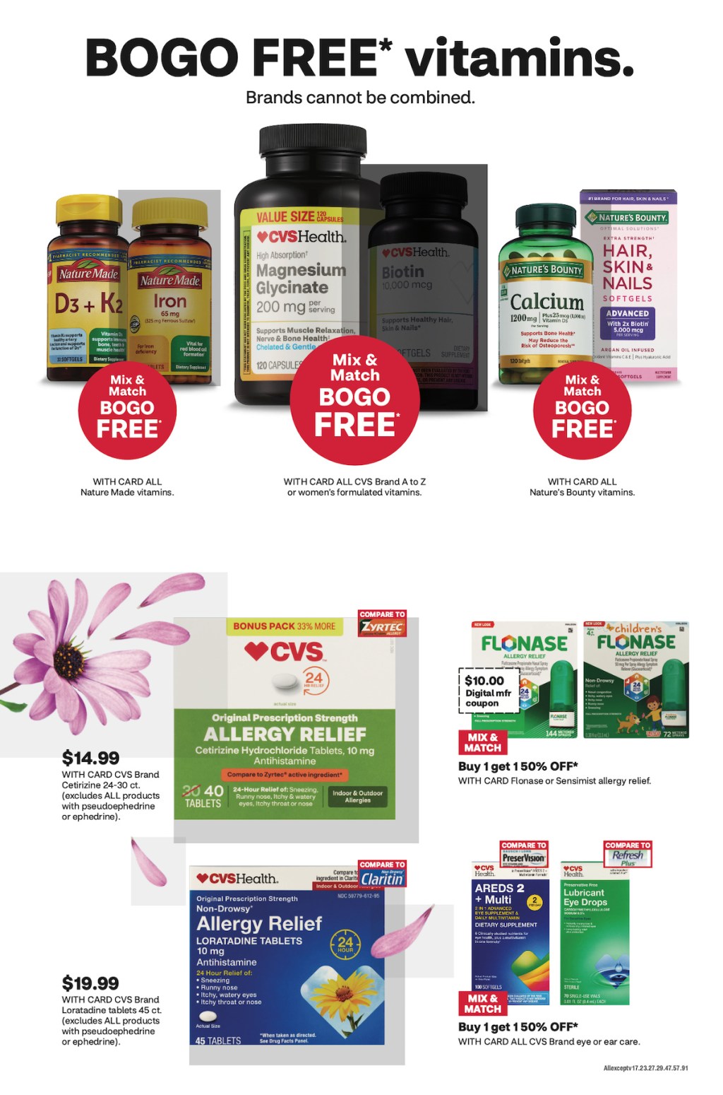 page from CVS ad