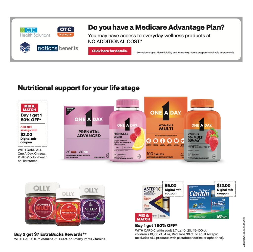 page from CVS ad