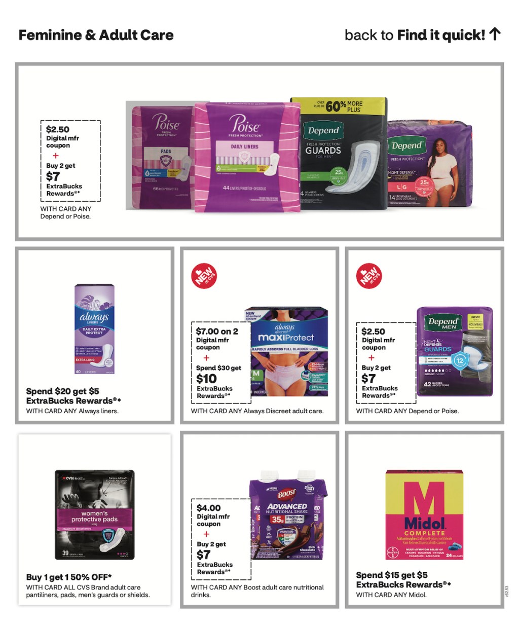 page from CVS ad