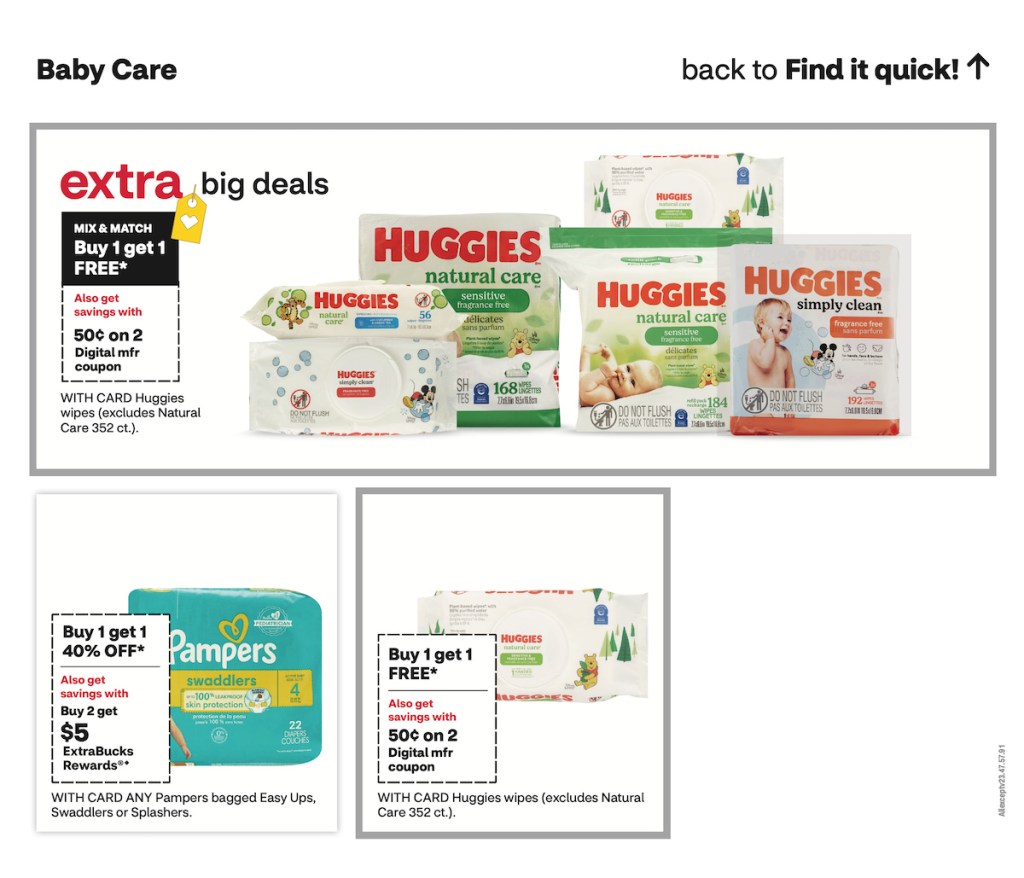 page from CVS ad