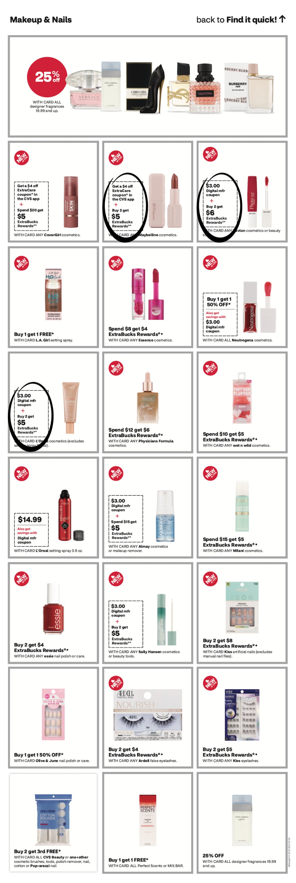page from CVS ad
