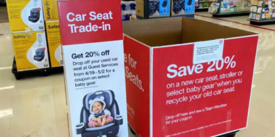 Target’s Car Seat Trade-In Event Returns 4/19 | Score 20% Off New Baby Gear – TWICE!