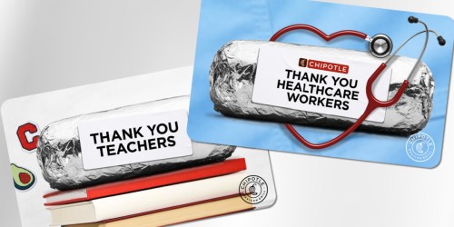 Chipotle Is Giving Away 200,000 FREE Entrées to Teachers & Healthcare Workers!