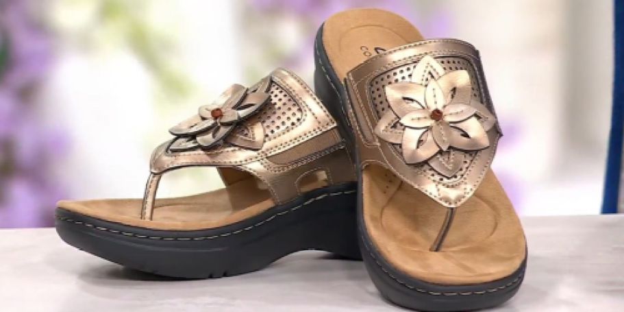 RARE QVC Promo Code = Hot Deals on Clarks Sandals, Ninja SLUSHi & More