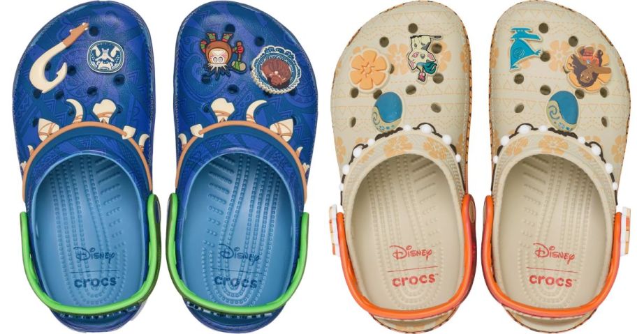 Crocs Kids Disney Moana and Maui Classic Clogs
