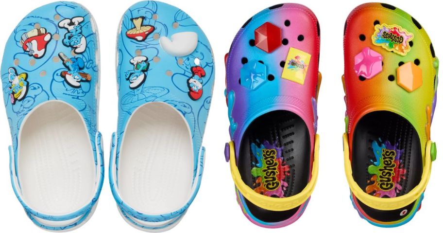 Crocs Kids Smurfs and gushers Classic Clogs