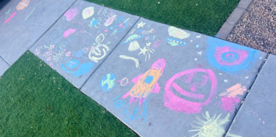 The Easiest UNDER $1 Sidewalk Chalk Paint You’ll Ever Make!