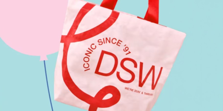 FREE Tote Bag w/ Purchase at DSW – Today Only!