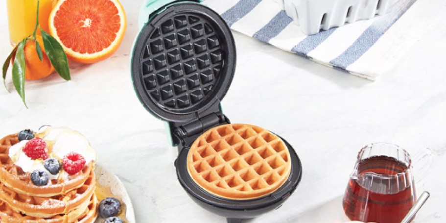TWO Dash Mini Waffle Makers Just $9.98 on Amazon (Only $4.99 Each)