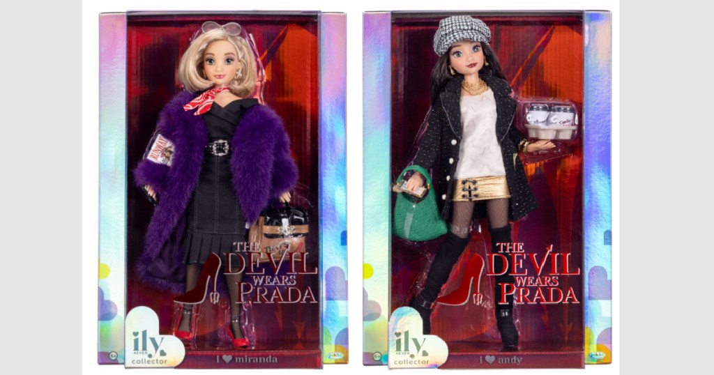 Devil wears Prada dolls in boxes