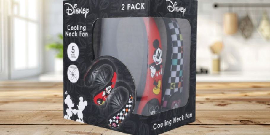 Disney Cooling Neck Fan 2-Pack Just $29.96 on SamsClub.com (Great for Road Trips, Amusement Parks, & More!)
