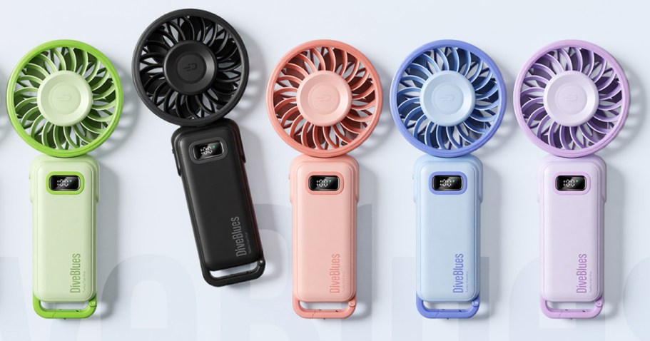 Portable Rechargeable Fan Just $10.79 on Amazon (Clippable & Wearable)