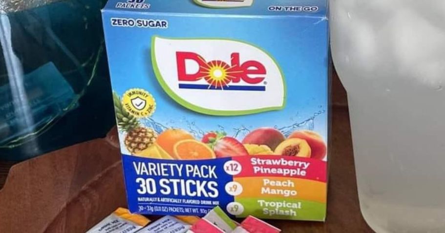 Dole Drink Mix 30-Packs Only $3.97 After Cash Back at Walmart