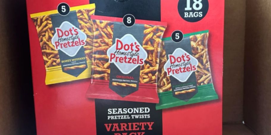 Dot’s Homestyle Pretzels Variety Pack 18-Count Just $6.98 Shipped on Amazon