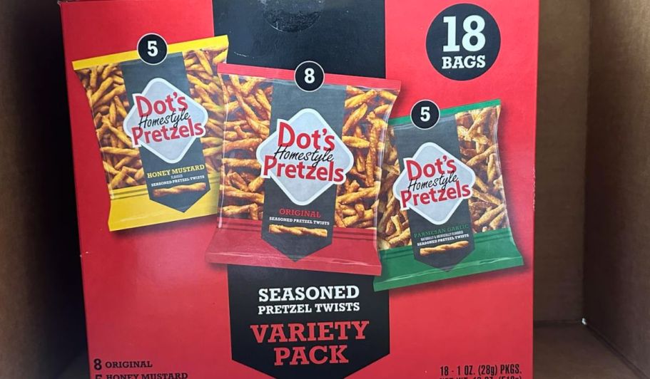 Dot’s Homestyle Pretzels Variety Pack 18-Count Just $6.98 Shipped on Amazon
