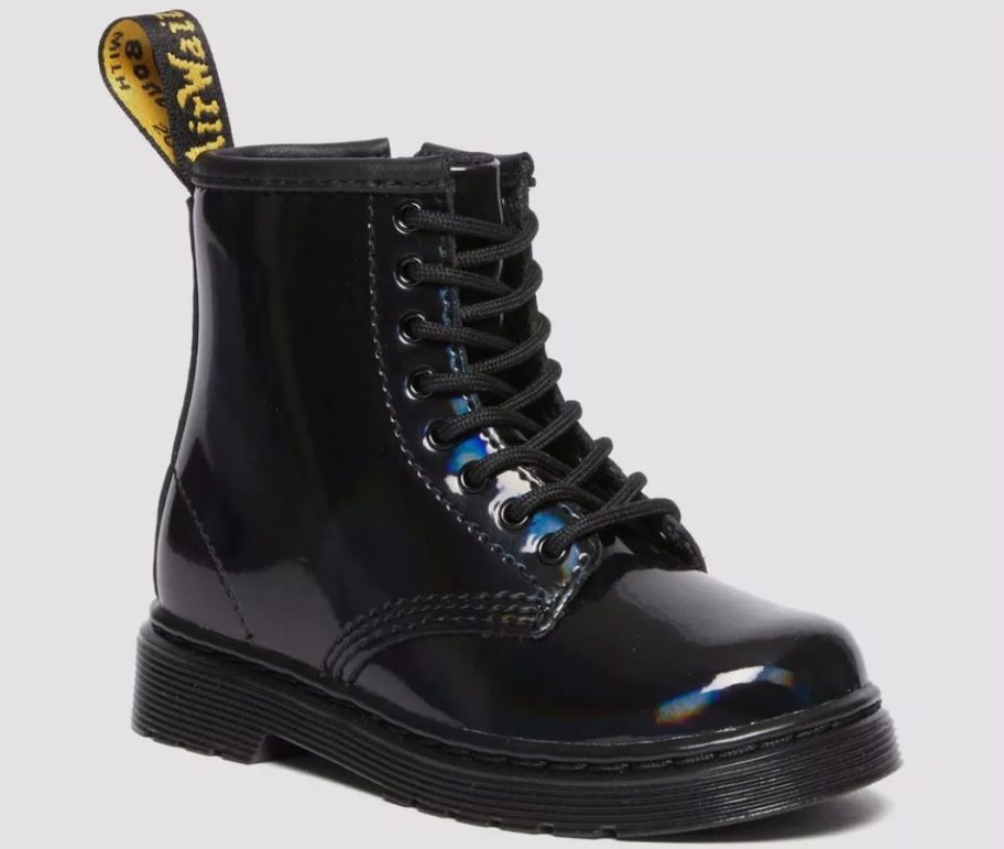Dr. Martens 1460 Rainbow Patent Leather Toddler Boots