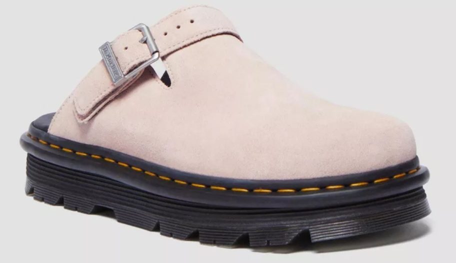 Dr. Martens Zebzag Suede Slingback Platform Mules
