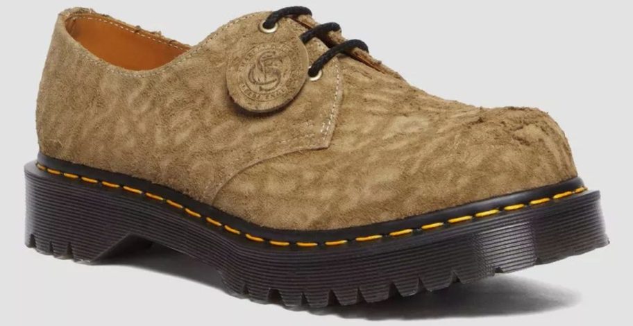 Dr. Martens 1461 Bex Made in England Emboss Suede Oxford Shoes