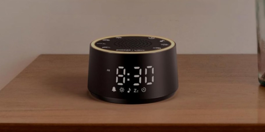 Dreamegg White Noise Machine Alarm Clock Just $13.74 on Amazon (Reg. $25)
