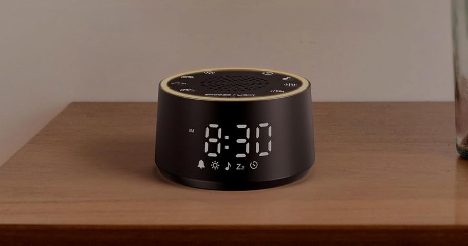 Dreamegg White Noise Machine Alarm Clock Just $13.74 on Amazon (Reg. $25)