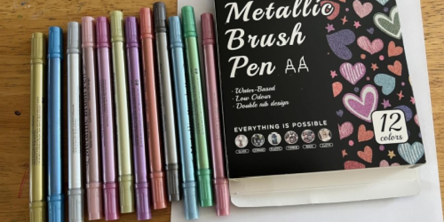 Dual Tipped Metallic Markers 12-Count Just $3.99 Shipped on Amazon